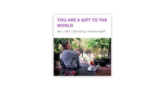 You Are a Gift to The World - Bi Women Quarterly